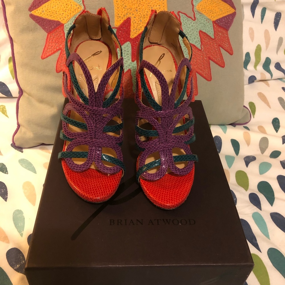 Brian Atwood strap sandal heels - Picture 4 of 7